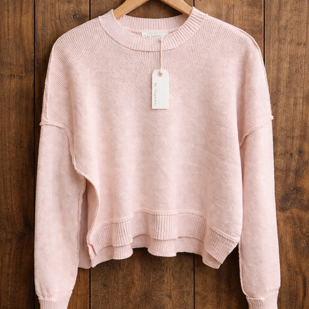By Together Cream Crew Neck Sweater